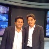 ถ่ายกับพี่ดู๋ตอนถ่ายรายการเสร็จ
