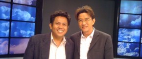 ถ่ายกับพี่ดู๋ตอนถ่ายรายการเสร็จ