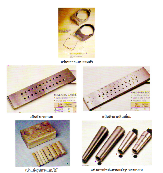 เครื่องมือที่จำเป็นในการทำเครื่องประดับ